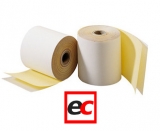 Duplo-rol_Breedte_76mm,_Lengte_25_meter,_kern_12mm,_2voud_wit/geel